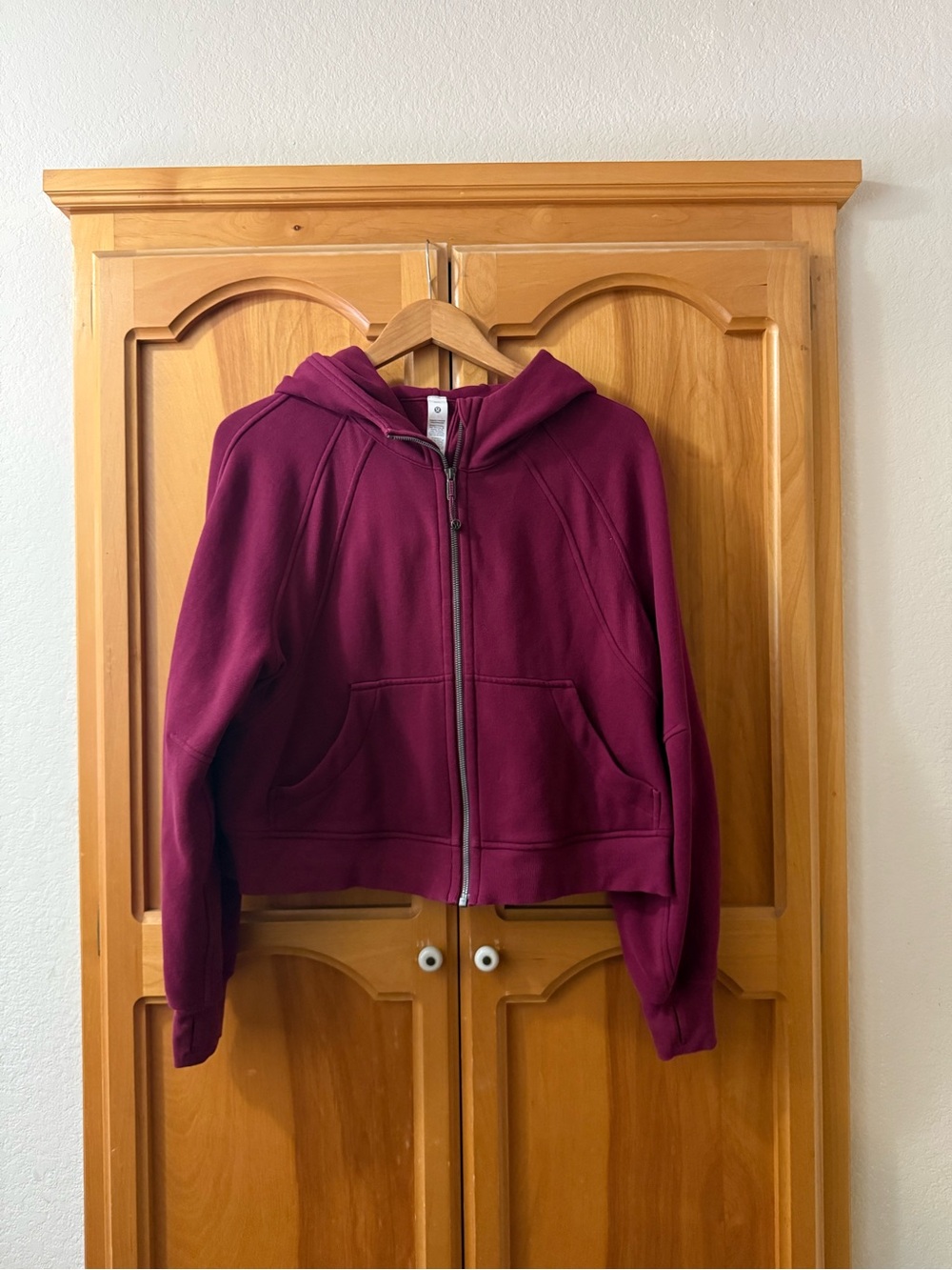 lululemon athletica Burgundy Full-Zip Hoodie